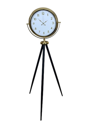 Zentime Heritage Gold Zarif Tripod Ayaklı Saat Çok Renkli