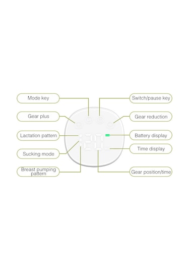 Qingmipy Kablosuz Emzirme Pompası - My-376, 180ml Kapasiteli, 9 Kademeli Emme, 3 Modlu, Sessiz Ve Taşınabilir Beyaz Model
