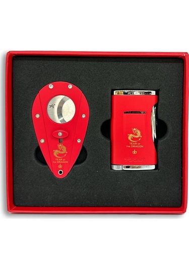 Xikar Year Of The Dragon Limited Puro Çakmağı Ve Kesici Seti