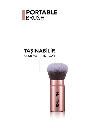 Flormar Koruyucu Asansör Kapaklı Makyaj Fırçası 003