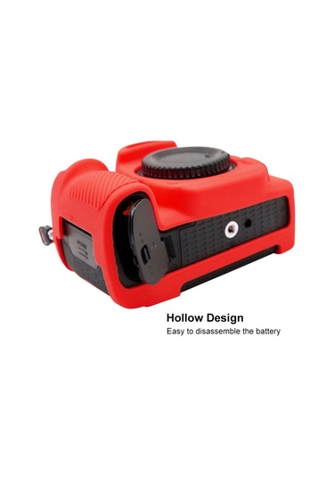 Nikon D780 İçin Puluz Soft Silikon Koruyucu Kılıf Kırmızı Diğer