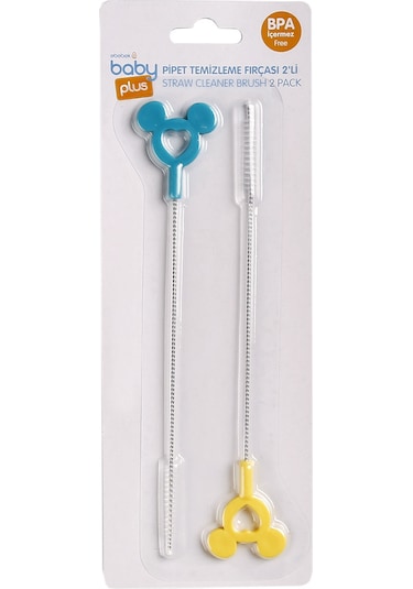 Baby Plus Pipet Temizleme Fırçası 2'li