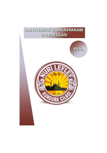 Nuri Leflef Deri Ayakkabı Bakım Cilası 95 Ml 001