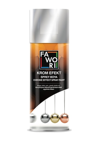 Fawori Krom Efektli Sprey Boya 400 ML Bakır