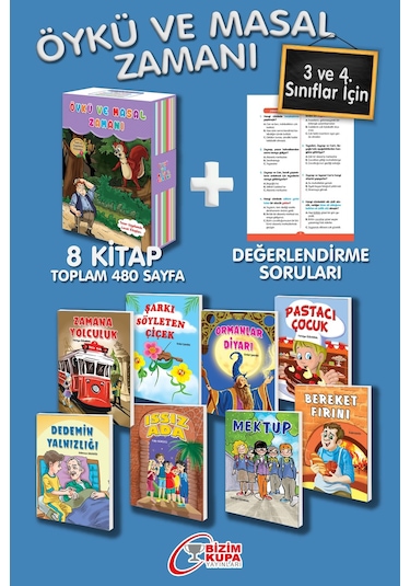 Öykü Ve Masal Zamanı Dizisi Kutulu 8 Kitap