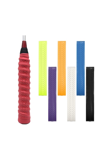 Vkemall Pembe Pu+eva Raket Eldekiği Ter Emici Kayar Engeli 1 Adet 110cm