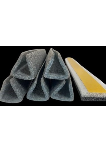 5 Adet Gri Geçmeli Ve 1 Adet Yapışkanlı Kapı Altı Soğuk Önleyici