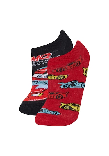 DeFacto Erkek Çocuk Cars 2'li Pamuklu Patik Çorap E5229A8NSKR1