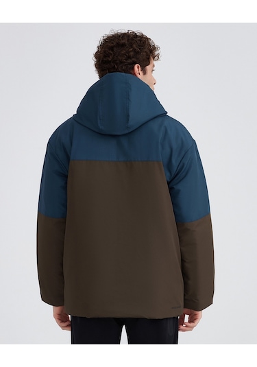 Skechers M Outerwear Padded Jacket Erkek Mont Petrol S232059-405 Petrol