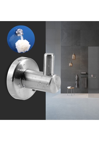 Geeroyoo 304 Paslanmaz Çelik Montajlı Kanca - Banyo, Gardrop, Mutfak İçin Dayanıklı Ve Çok Amaçlı Diğer