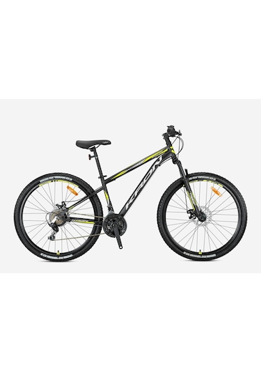 Kron Vortex 27.5 J Disk Fren Bisiklet Mat Siyah-gri/neon Sarı