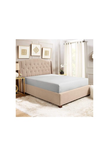 Lastikli Pamuklu Ranforce Dokuma Kumaş Çarşaf Gri