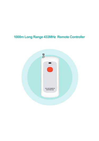 Hallow 1000M Uzun Menzilli Mesafe Yüksek Güç 1CH Kablosuz Kapı Kilidi