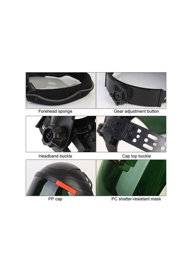 Tam Otomatik Karartma Flip Kaynak Kaskı Anti-ultraviyole Argon Ark Kaynak Gözlükleri