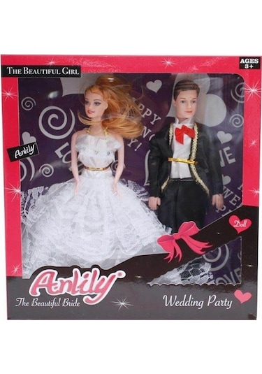 Anlily Gelin Ve Damat Bebek Seti - 02264