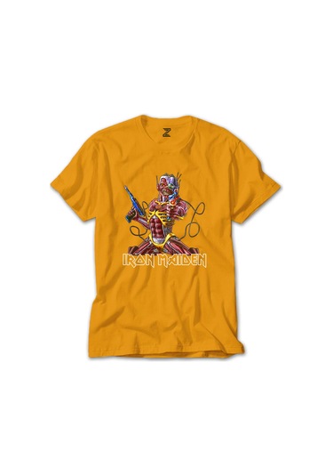Iron Maiden İn The War Sarı Tişört Sarı