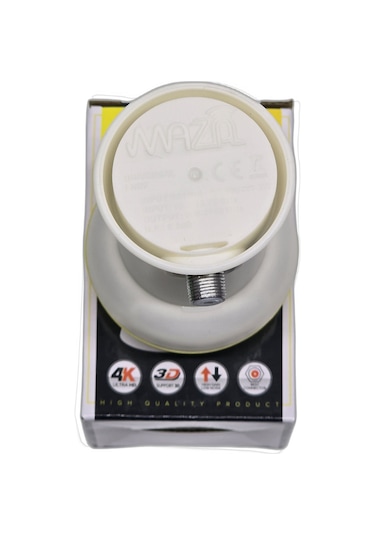 Tekli Lnb - 4k Ultra Hd Uyumlu Single Universal Lnb - Yüksek Sinyal Kaliteli