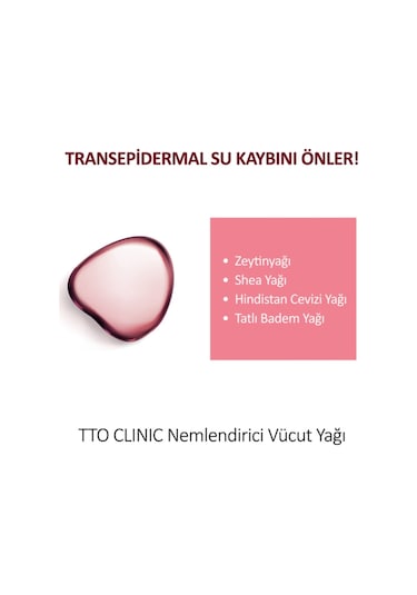 Tto Clinic Vücut Yağı Çilek Çay Ağacı Yağı Tea Tree Oıl 200 ML