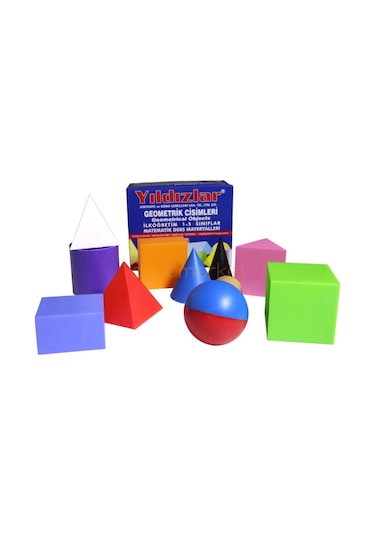 Yıldızlar Geometrik Cisimler Çok Renkli