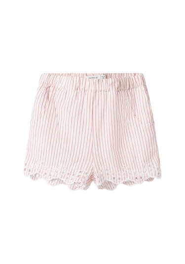 Name It Kız Bebek Regular Fit Şort 13227304 Pembe
