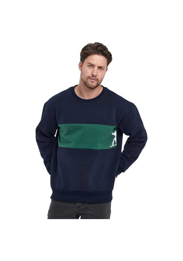 Adams Erkek 3 İplik Oversize Sweatshirt 001
