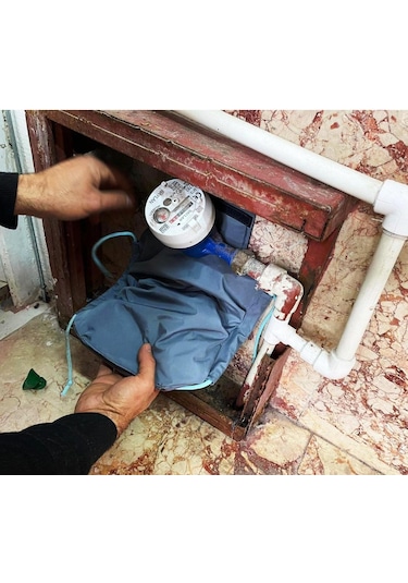 3'Lü Set - Su Saati Sayac Kiş Kar(Dona) Karşi Koruyucu