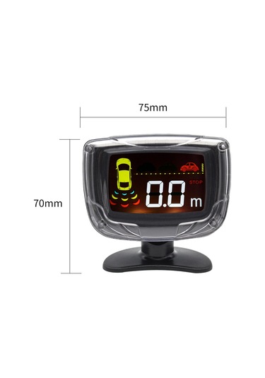 Kablosuz Park Sensörü Kiti Lcd Ekran 4 Radar Sensörü 65db Buzzer