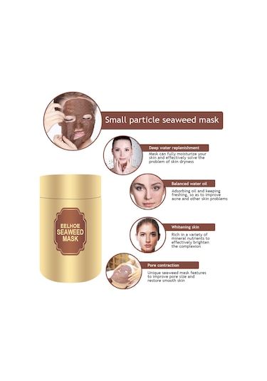Vkemall Eelhoe Nemlendirici Deniz Yosunu Maskesi İle Cilt Yenileme Ve Parlaklık - 80g