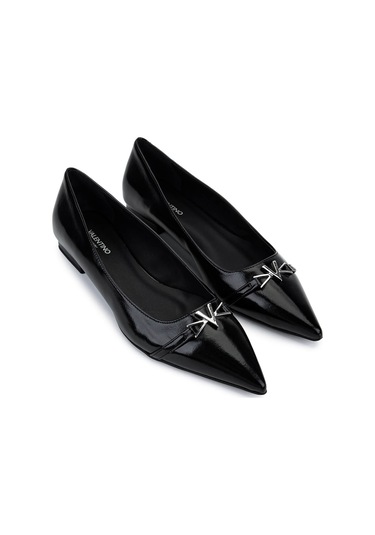 Mario Valentino Kadın Hakiki Deri Siyah Babet Ayakkabı 1040 91d2546 Bn Ayk Sk25-26 Black Siyah