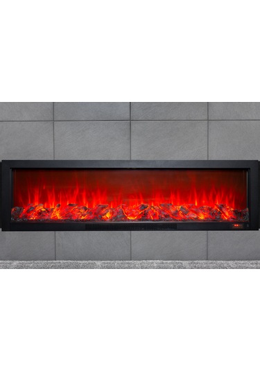 Alaz Efekt Elektrikli Şömine Wifi Ses Efektli 180 Cm 1800 W Yerli Üretim