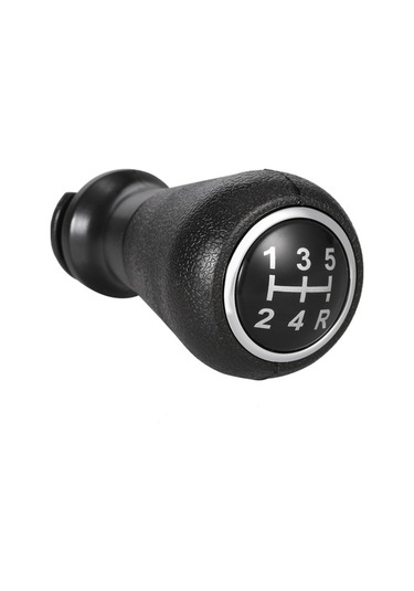 Didadodo 5 Vitesli Topuz - Siyah Kauçuk & Plastik - Peugeot İçin Uygun, Yüksek Kaliteli Siyah