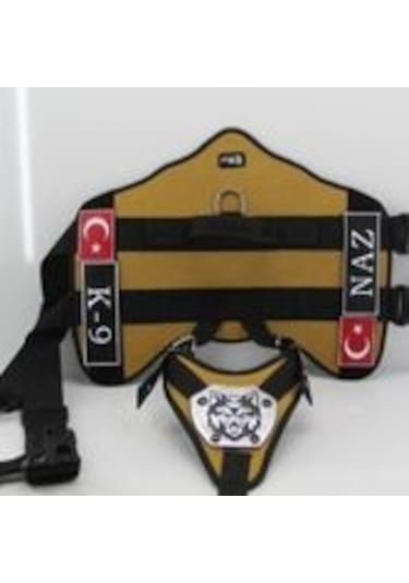 Mg Tasma K9 Göğüs ve Sırt Tasması Camel Kahverengi