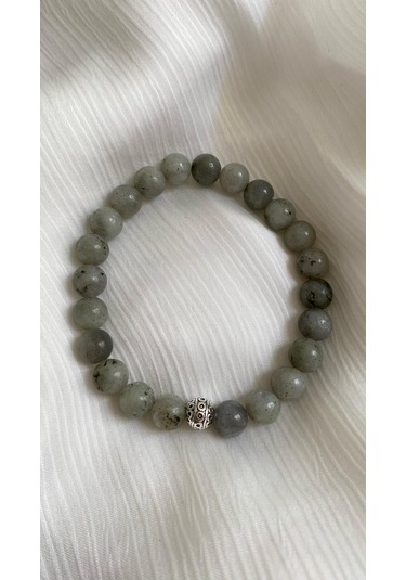 8mm Labradorit Doğal Taş Bileklik Çok Renkli