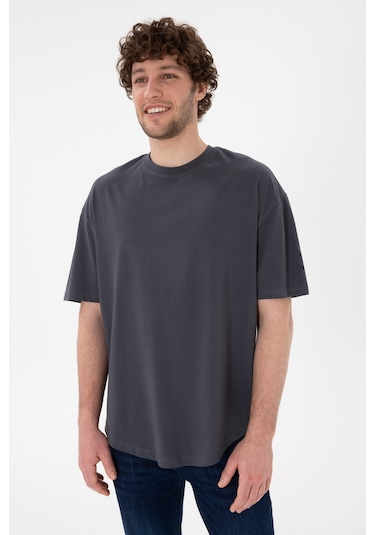 U.S. Polo Assn. Erkek Long Fit Bisiklet Yaka Antrasit Basic Tişört 50305988-VR006 U.S. Polo Assn. Erkek Long Fit Bisiklet Yaka Antrasit Basic Tişört 50305988-VR006