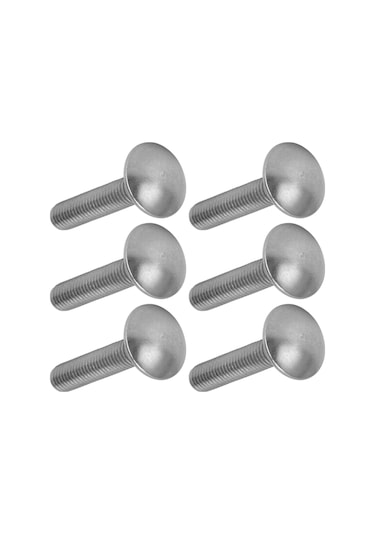 30pcs M8x40 Stainless Carriage Bolts Dın 603 Standart