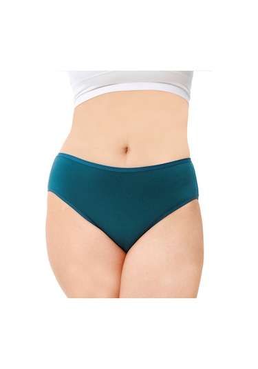 Alya Underwear Kadın Külot Basic Slip Renkli Pamuklu Iç Çamaşırı 10'lu Paket Multicolor-x32 Multicolor - X31