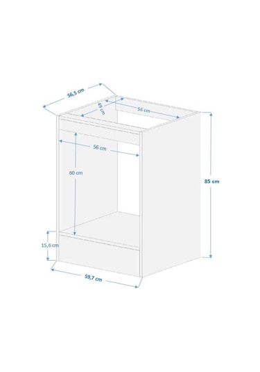 Zeyora Modül Ankastre Seti Dolabı