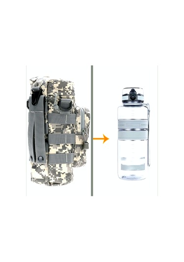 Omeniv Su Şişesi Matara Termos Kılıfı Sırt Çanta Kemer Outdoor Çok Renkli