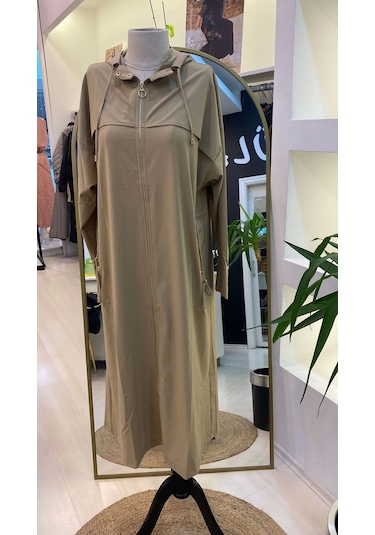 İnvee Kapşonlu Kap 6830 Camal Camal Camel