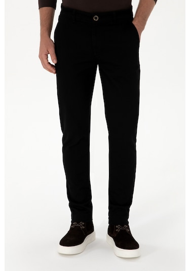 U.s. Polo Assn. Erkek Siyah Pantolon Kanvas-chino 50316831-vr046 Siyah