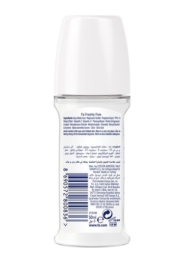 Fa Freshly Free Salatalık & Kavun Kadın Roll-On Deodorant 2 x 50 ML