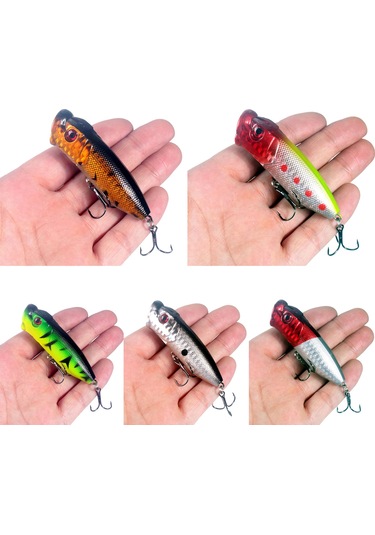 Springsun "gerçekçi 3d Gözlü 6 Kancalı Sert Yem Balık Avı Oltası - Tuzlu Ve Tatlı Su İçin"