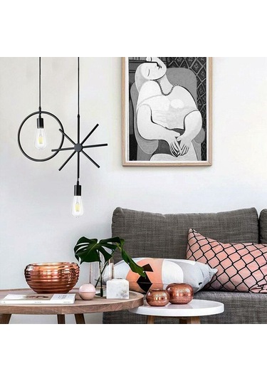 Vintage Edison Dekoratif Ampul, Doğal Beyaz 4000k Kısılabilir Led, Ultra İnce Şeffaf Kristal Cam Tasarımı, Titreşimsiz Soğuk Beyaz Aydınlatma Diğer