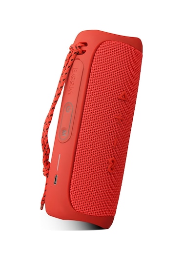 Boom Kırmızı Taşınabilir Ses Bombası Kablosuz Bluetooth Hoparlör