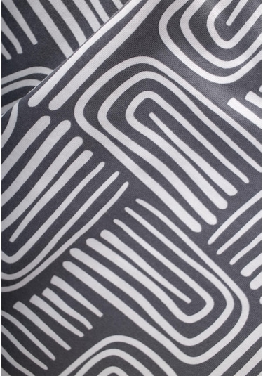 Cigit Uzun Kollu Desenli Erkek Çocuk T-shirt - Antrasit