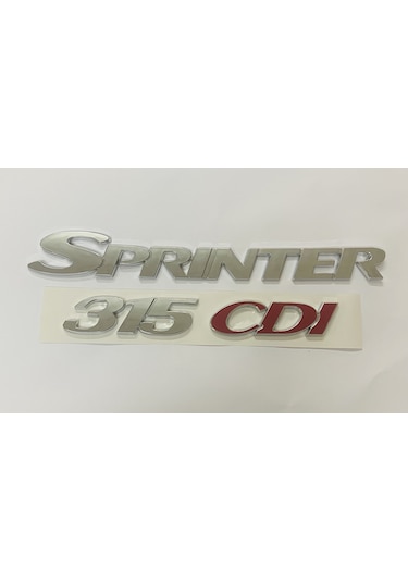 Mercedes Sprınter 315 Cdı 2006 - 2016 Arka Bagaj Yazısı Krom Set