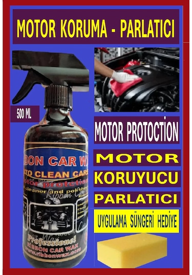 Motor Protoction Motor Koruyucu-parlatıcı 500 Ml + Uygulama Süngeri