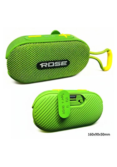 Şarjlı Bluetooth Speaker Bass Bt Fm Usb Sd Type-c Rose Sp-506