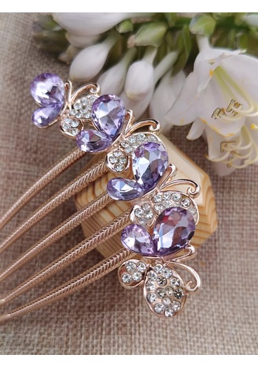 Villovatik Mariana Anahtar Topaç Yelek Shish - Mor Cam 153135826 Diğer