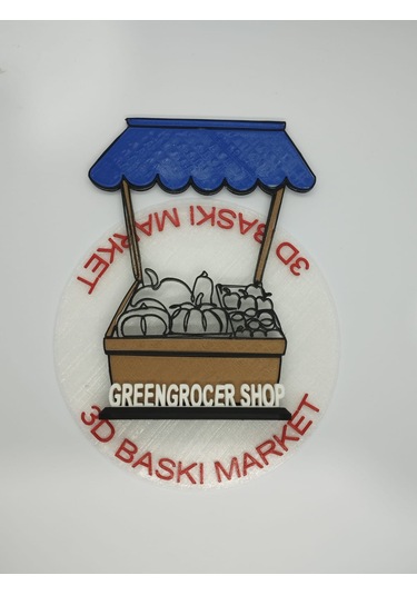 Manav Dükkanı Dekoru Meyve Ve Sebze Pazarları, Bakkallar Ve